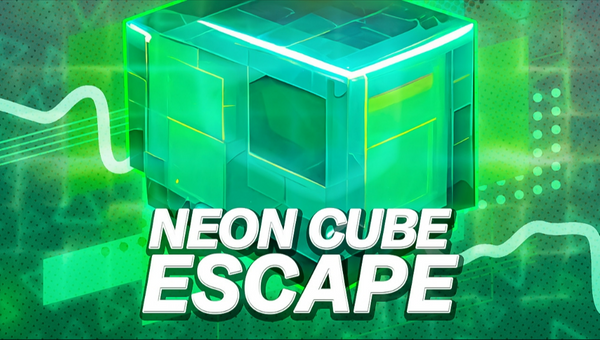 Neon Cube Escape - story pixel avoid-em-up